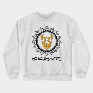 Lingling-O ornament / Baybayin word Kadangyan (Rich / Wealthy) Crewneck Sweatshirt